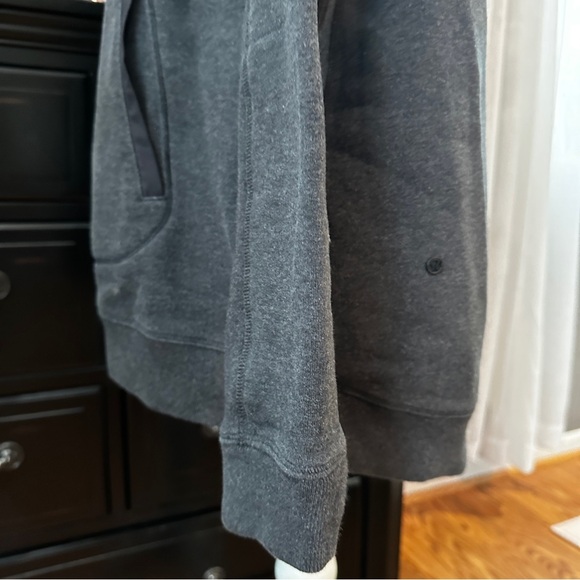 Lululemon Avenue Funnel neck Pullover sweatshirt dark gray charcoal Size 10 - Picture 5 of 15